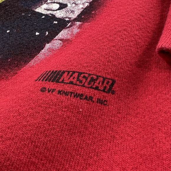 Chase Authentic Vintage Dale Earnhardt Jr NASCAR Budweiser red sweatshirt Large - Picture 7 of 8